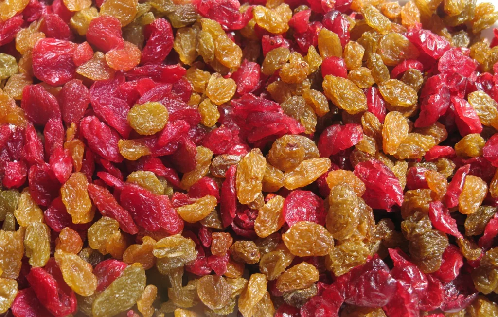 Getrocknete Rosinen & Cranberrys